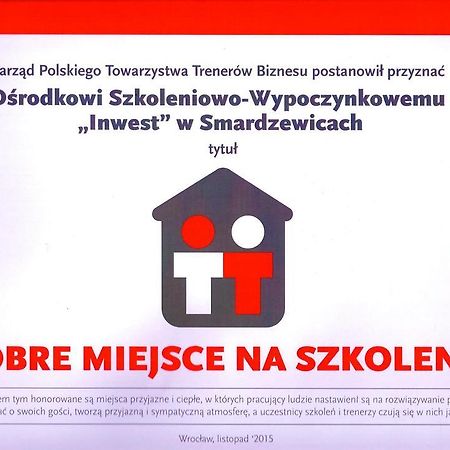 Inwest Osrodek Szkoleniowo-Wypoczynkowy Otel Smardzewice Dış mekan fotoğraf